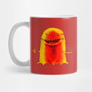 funny weird alien cartoon Mug